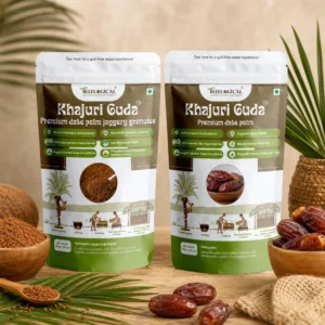 Khajoor Gud – Pack of 2 (1 Kg Total) – Date Palm Jaggery Powder