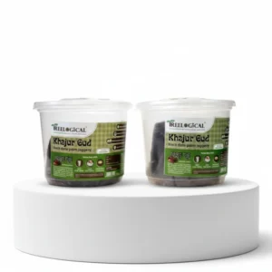 Black Date Palm Jaggery (Pack of 2 – 1.1 Kg) Khajur Gud