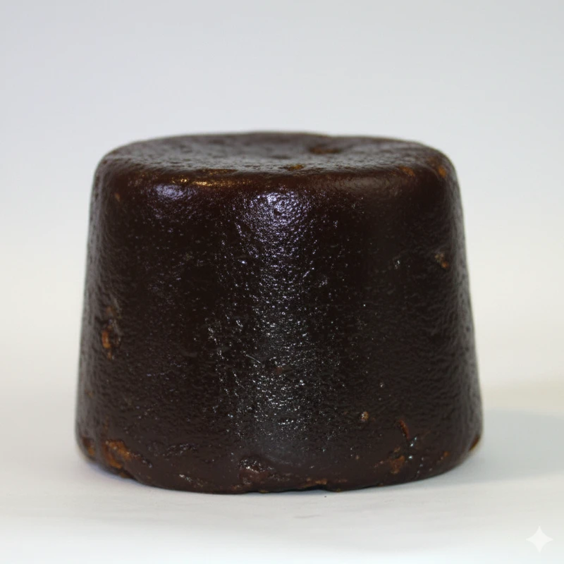 Natural black date palm jaggery block
